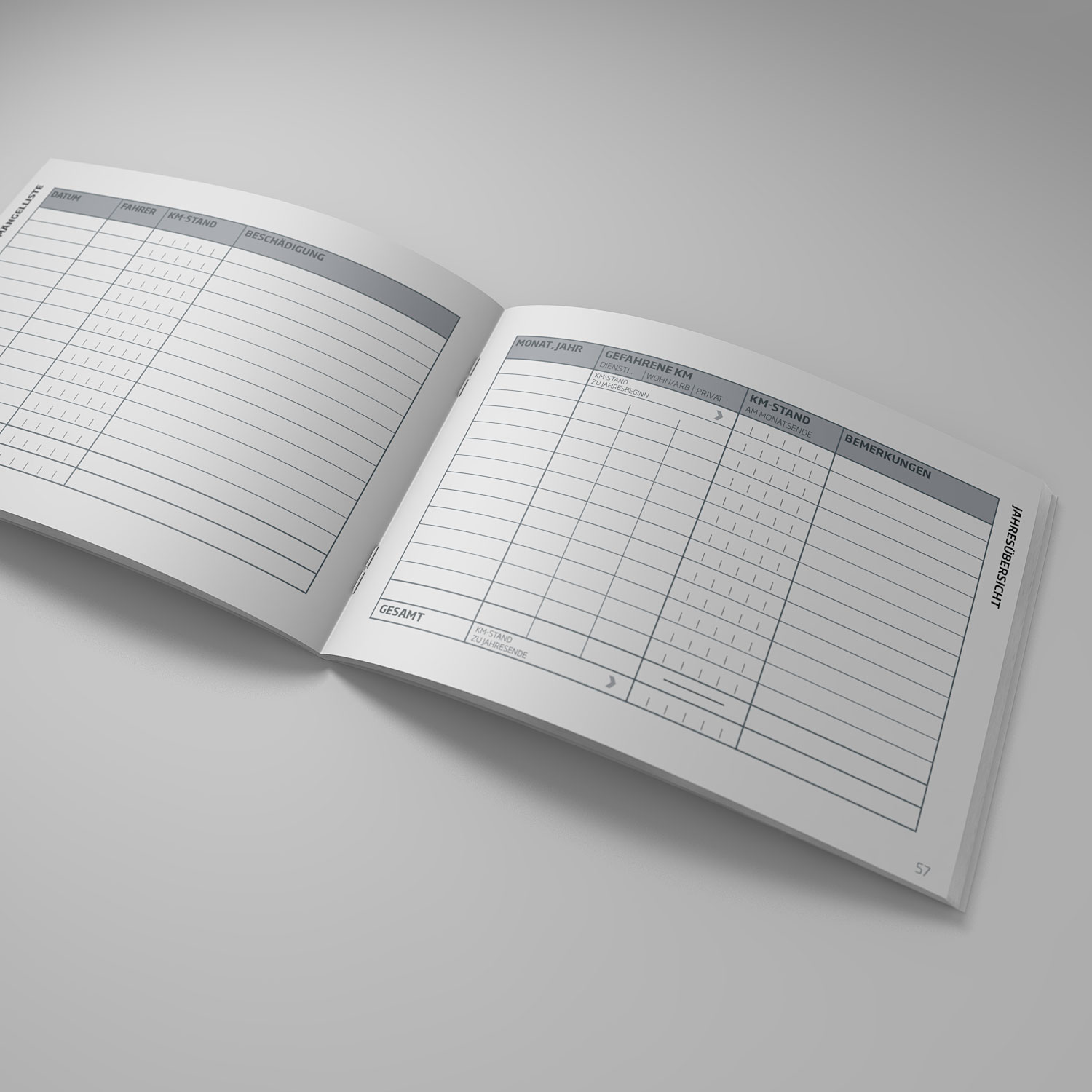 Softcover A6 offen